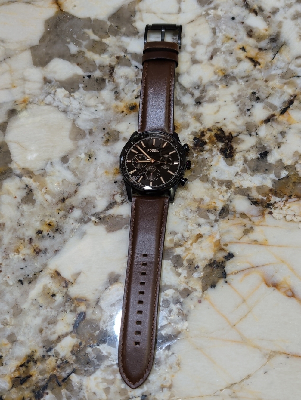 Fossil Sullivan Leather Watch BQ2457